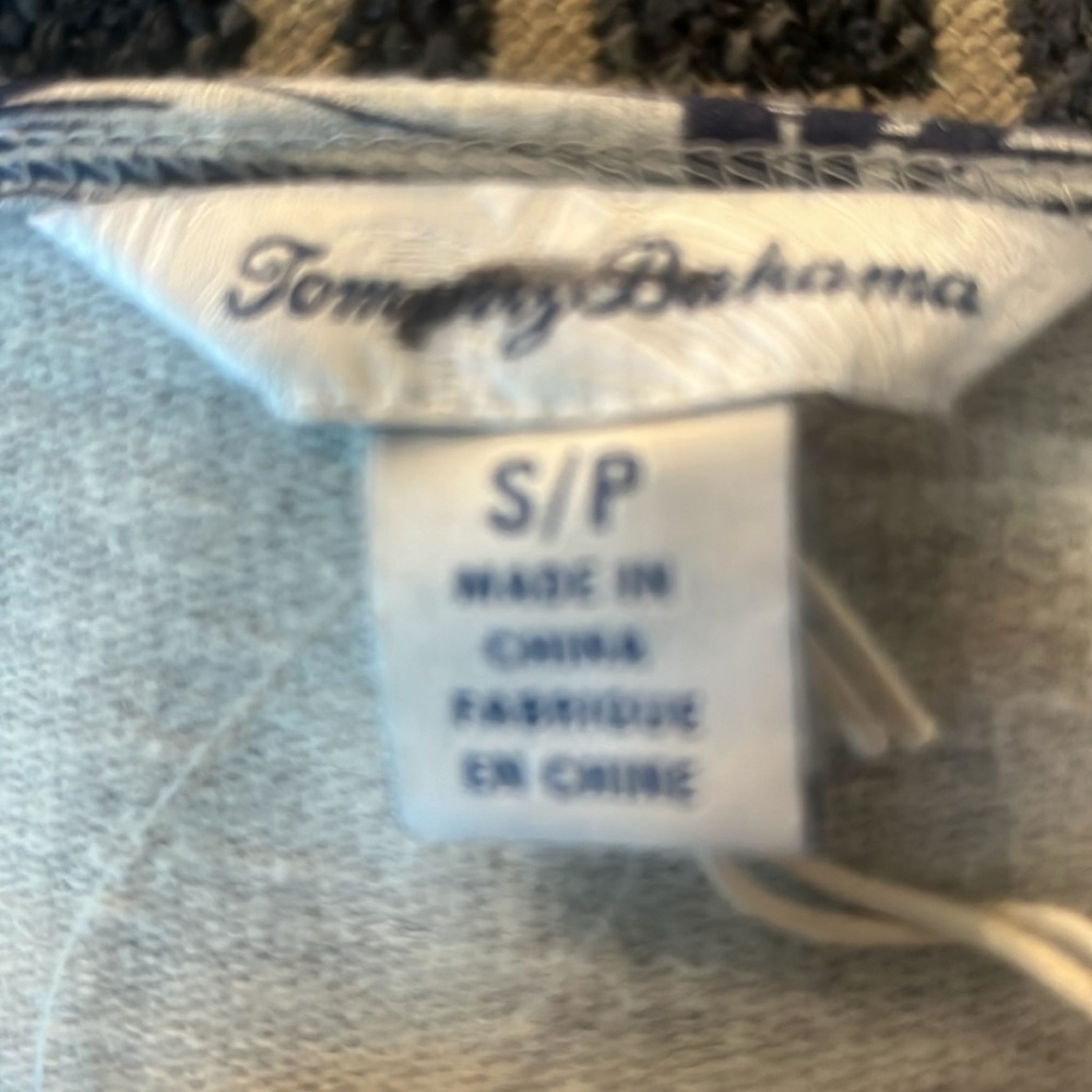 Tommy Bahama Womens Tropical Floral Heather Sands Mini Dress Size S Gray Blue - Picture 6 of 6
